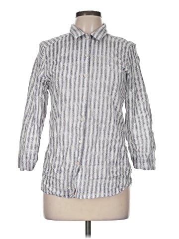 Hester & Orchard 3/4 Sleeve Button-Down Shirt (view 1)
