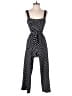 Velvet Torch Polka Dots Black Jumpsuit Size M - photo 1