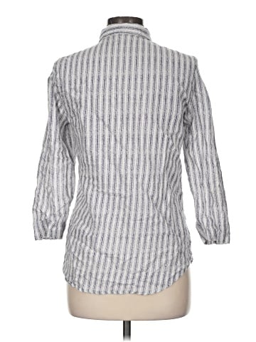 Hester & Orchard 3/4 Sleeve Button-Down Shirt (view 2)