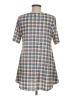 Lularoe Plaid Blue Casual Dress Size M - photo 2