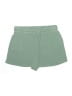 Happily Grey Solid Green Shorts Size M - photo 1