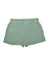Happily Grey Solid Green Shorts Size M - photo 2