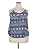 Xhilaration 100% Polyester Blue Tank Top Size XXL - photo 1