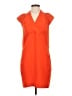 Whistles 100% Polyester Orange Casual Dress Size 2 - photo 1