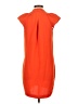 Whistles 100% Polyester Orange Casual Dress Size 2 - photo 2