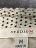 Studio M 100% Polyester Silver 3/4 Sleeve Blouse Size M - photo 7