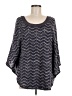 AB Studio Chevron-herringbone Gray Pullover Sweater Size M - photo 1