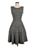 Milly Tweed Gray Cocktail Dress Size M - photo 1