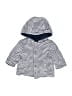 Unbranded 100% Polyester Stripes Blue Coat Size 0-3 mo - photo 1