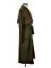 Princess Polly 100% Polyester Green Trenchcoat Size 2 - photo 4