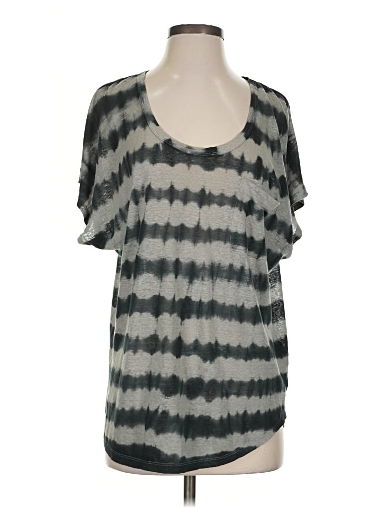 Pre-owned Joie Short Sleeve T-shirt In Gray