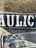 Hydraulic Print Blue Jeans Size 8 - photo 10