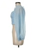 Shein 100% Polyester Blue 3/4 Sleeve Blouse Size 6 - photo 5
