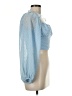 Shein 100% Polyester Blue 3/4 Sleeve Blouse Size 6 - photo 4