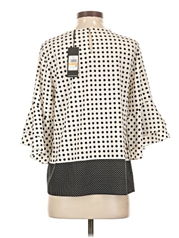 Karl Lagerfeld Paris 3/4 Sleeve Blouse (view 2)