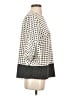 Karl Lagerfeld Paris 100% Polyester Ivory 3/4 Sleeve Blouse Size S - photo 4