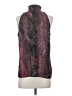 Etcetera 100% Polyester Burgundy Sleeveless Blouse Size S - photo 2