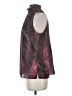 Etcetera 100% Polyester Burgundy Sleeveless Blouse Size S - photo 5