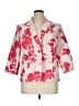 Karen Scott Floral Ivory Blazer Size 14 - photo 1