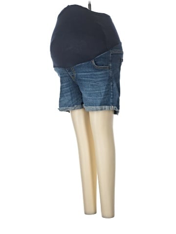 Indigo Blue Denim Shorts (view 1)