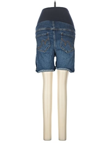 Indigo Blue Denim Shorts (view 2)
