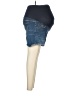 Indigo Blue Blue Denim Shorts Size Med Maternity - photo 4