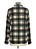 Eden & Olivia 100% Polyester Plaid Green Long Sleeve Blouse Size L - photo 2