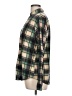 Eden & Olivia 100% Polyester Plaid Green Long Sleeve Blouse Size L - photo 5
