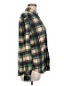 Eden & Olivia 100% Polyester Plaid Green Long Sleeve Blouse Size L - photo 4