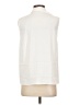 MING WANG White Sleeveless Button-Down Shirt Size XS - photo 2