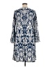 MSK Paisley Blue Casual Dress Size 1X - photo 2