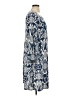MSK Paisley Blue Casual Dress Size 1X - photo 4