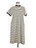 Jil Sander Stripes Ivory Casual Dress Size M - photo 1