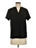 Mittoshop 100% Polyester Black Short Sleeve Blouse Size S - photo 1