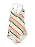 Billabong Stripes Ivory One Piece Swimsuit Size S (youth) - photo 1