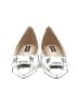 Nine West Silver Flats Size 6 - photo 2