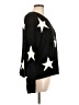 Blue Rain 100% Polyester Stars Black Pullover Sweater Size L - photo 4