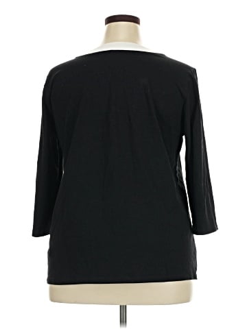 AK Anne Klein 3/4 Sleeve Top (view 2)