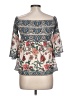 Fab'rik 100% Polyester Ivory 3/4 Sleeve Blouse Size L - photo 2