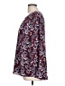 Hinge 100% Polyester Burgundy 3/4 Sleeve Blouse Size L - photo 5