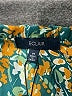 Eclair 100% Polyester Floral Teal 3/4 Sleeve Blouse Size M - photo 7