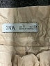 Zara 100% Lyocell Solid Yellow Ivory Shorts Size 7 - photo 3