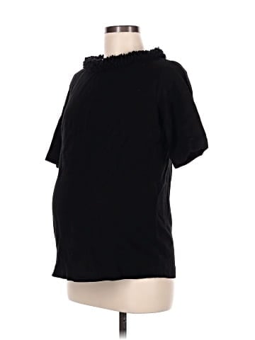 Motherhood Short Sleeve Turtleneck (view 1)