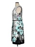 Connected Apparel Print Gray Cocktail Dress Size 14 - photo 5