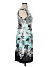 Connected Apparel Print Gray Cocktail Dress Size 14 - photo 4