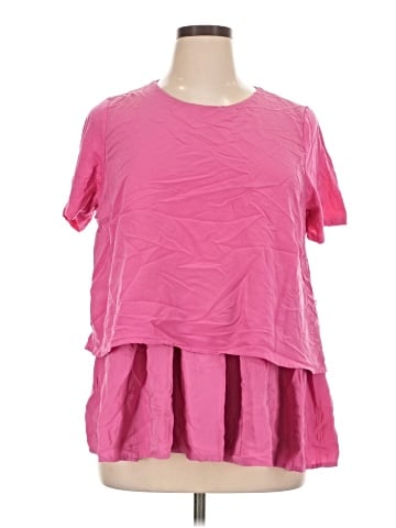 DG^2 by Diane Gilman Short Sleeve Top (view 1)