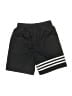 Adidas 100% Polyester Stripes Black Athletic Shorts Size 7 - photo 2