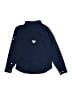 Columbia 100% Polyester Solid Blue Long Sleeve Button-Down Shirt Size 8 - photo 2
