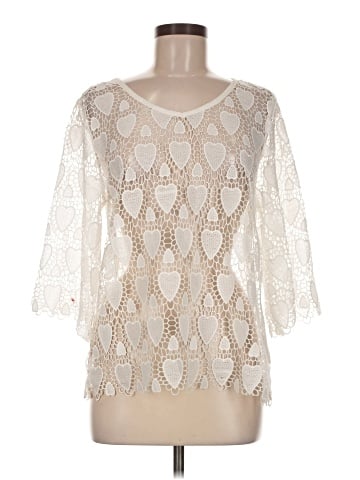 Lauren Michelle 3/4 Sleeve Top (view 1)
