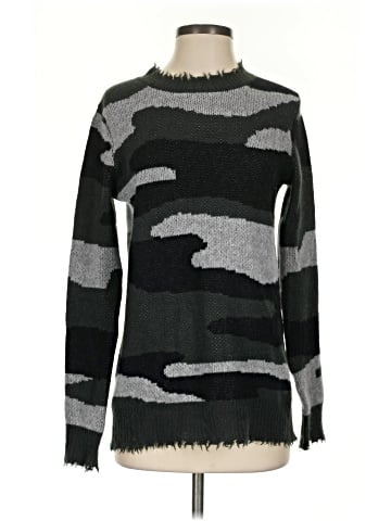 Aqua Cashmere Pullover Sweater (view 1)